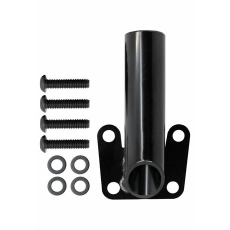 Svart bromshandtagsfäste (Brake Lever Mount) för Nimbus enhjulingar, komplett med fyra skruvar och fyra brickor för montering