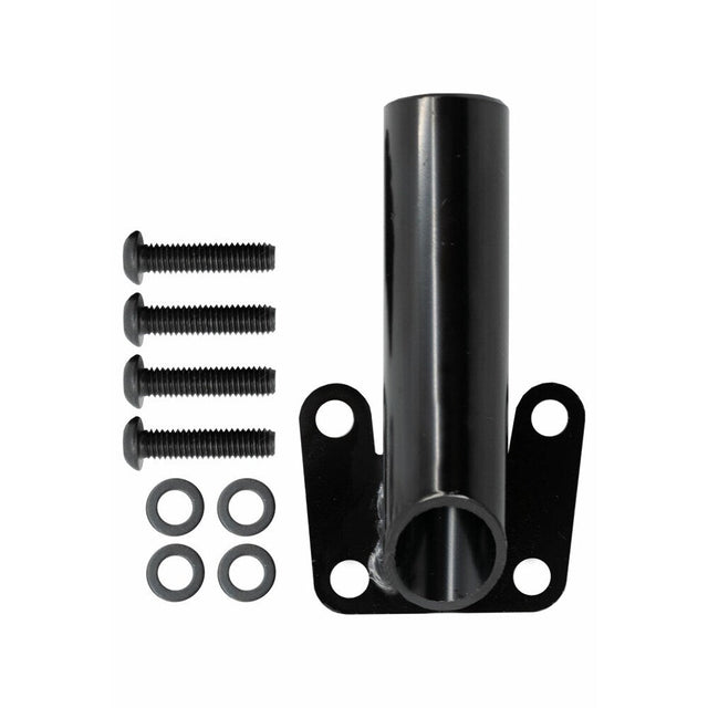 Svart bromshandtagsfäste (Brake Lever Mount) för Nimbus enhjulingar, komplett med fyra skruvar och fyra brickor för montering