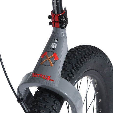 Förstärkt ram i aluminium till Nimbus Hatchet MUni enhjuling – designad för fatbike terrängkörning