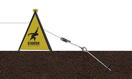 Gibbon Slackframe och Ground Screw – komplett lösning för att spänna upp slackline utan träd