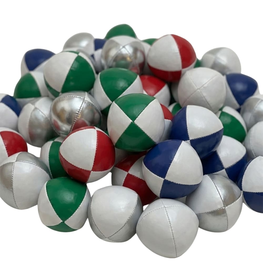 Jongleringsbollar - 3 st - 2 färgade