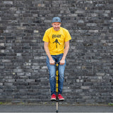 Qu-Ax hoppstylta (pogostick) för vuxna med vikt 55–80 kg – robust för avancerad hoppning
