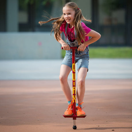 Qu-Ax hoppstylta (pogostick) för barn med vikt mellan 20–30 kg – tålig lekutrustning