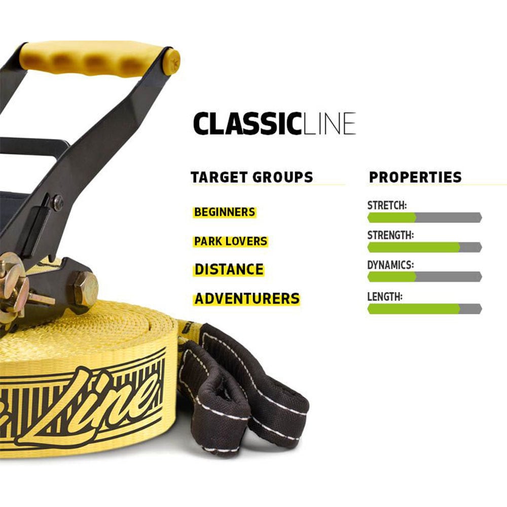 slackline, ClassicLine, XL, 25m, Gibbon Slackline, Treewear